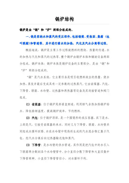 锅炉结构
