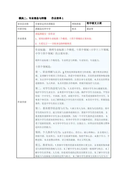 董富智作业表单