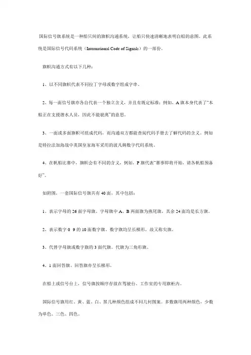 国际信号旗系统