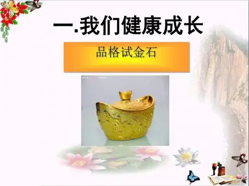 六年级品德与社会上册品格试金石 PPT精品课件1北师大版