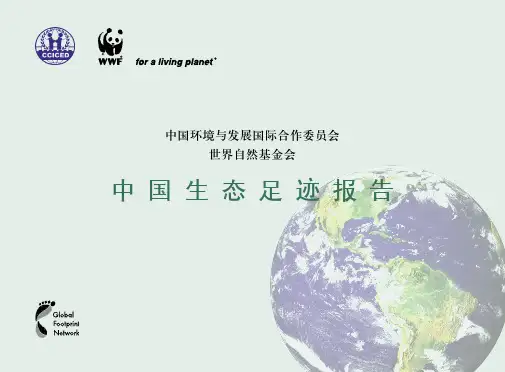 中国生态足迹报告