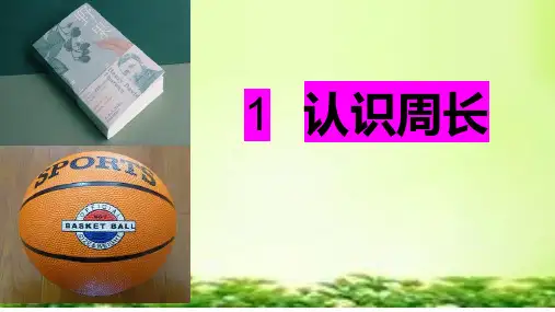 西师大版三年级上册数学认识周长(共14张PPT)