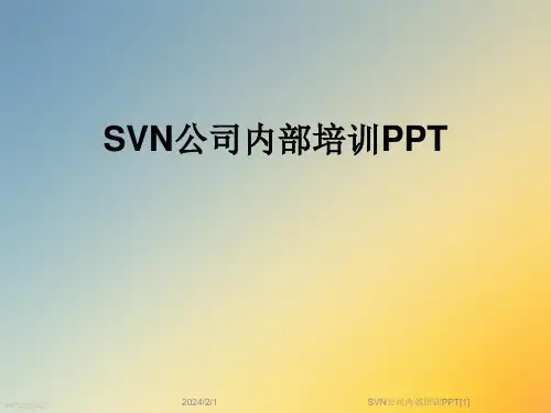 SVN公司内部培训PPT[1]