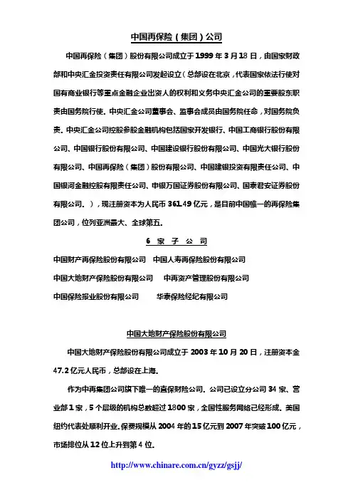 中国再保险(集团)公司
