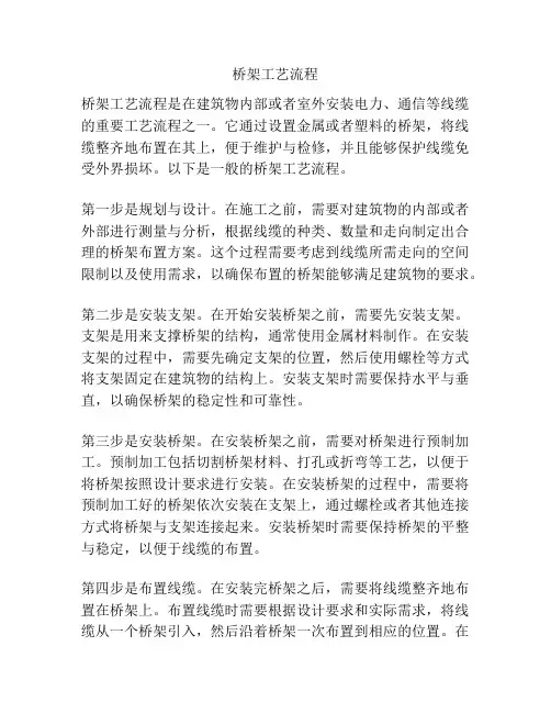 桥架工艺流程