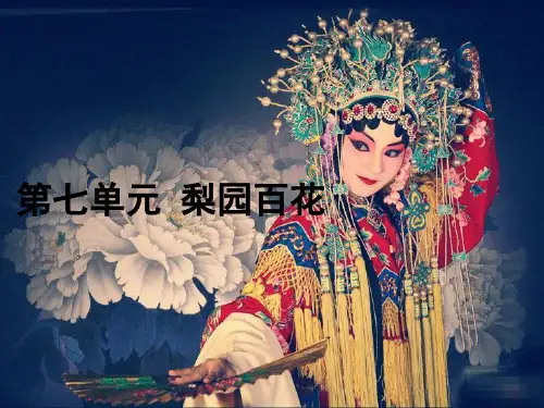 7.京剧常识初中音乐PPT课件(21ppt)