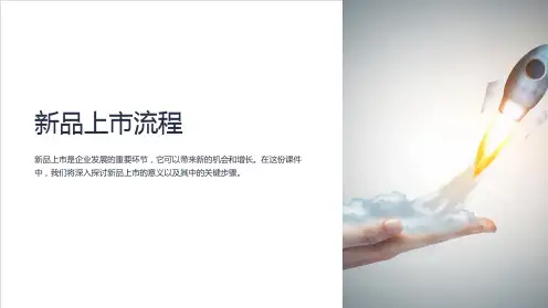 《新品上市流程》课件