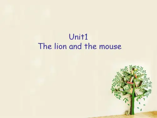 译林版(三起)六年级下册英语Unit 1 The lion and the mouse 3 (共29