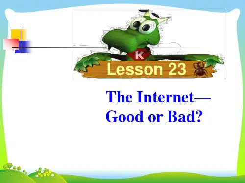 【最新】冀教版八年级英语下册Lesson 23优质课课件.ppt