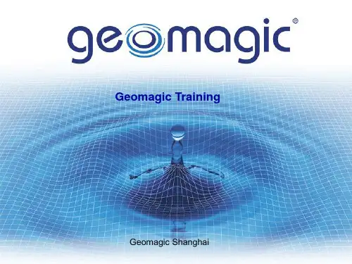 Geomagic软件界面介绍