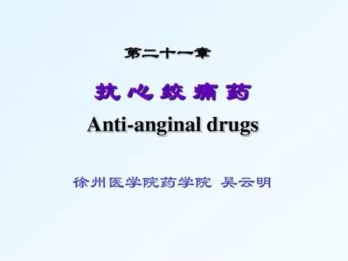 抗心绞痛药