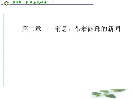 《金学案》语文·选修新闻阅读与实践(人教)课件：第二章第2课综合消息两篇