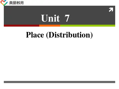 中职教育-国际营销英语课件：Unit 7  Place (Distribution).ppt