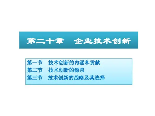 20企业技术创新