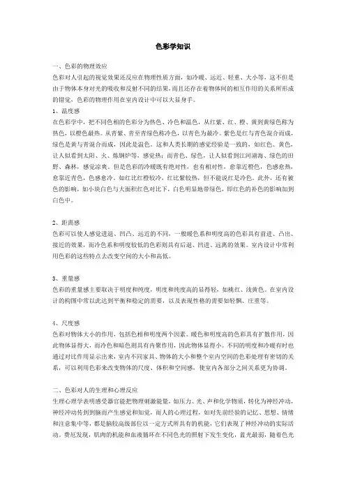 色彩学知识