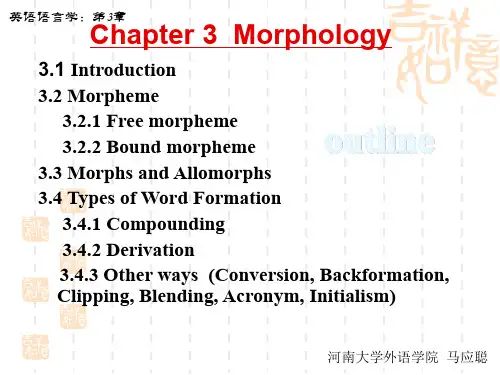 语言学第三章chapter3