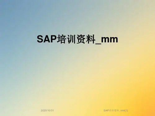 SAP培训资料_mm[1]