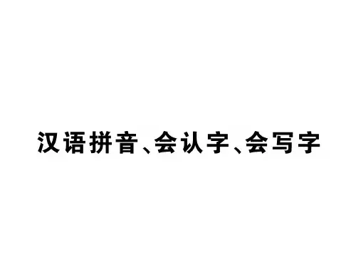 六年级下册期末专题复习——汉语拼音、会认字、会写字课件(共29张PPT)