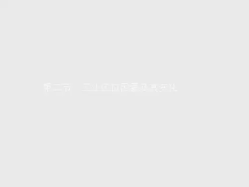 2021年人教版地理(新教材)必修第二册课件：第三章 第二节 工业区位因素及其变化