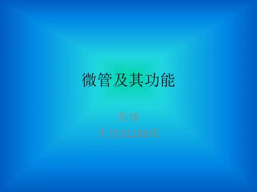 微管