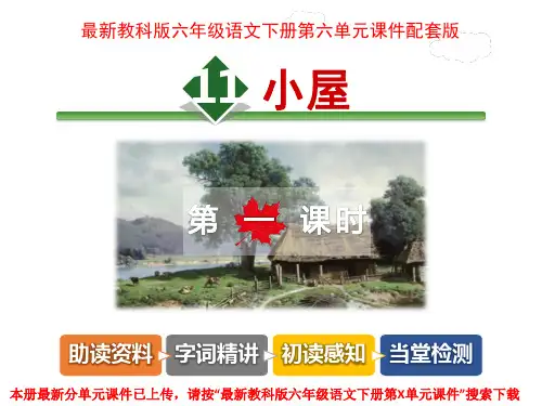 最新教科版六年级语文下册第六单元课件