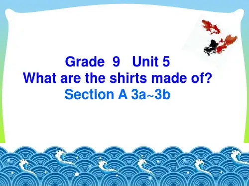 人教版英语九全Unit 5 Section A(3a-3b)教学课件(共28张PPT)