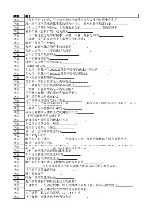 选择题_批量导入模板