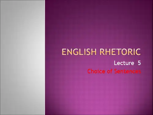 English Rhetoric5英语修辞学