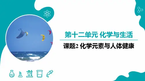 课题2 化学元素与人体健康(课件)九年级化学下册(人教版)