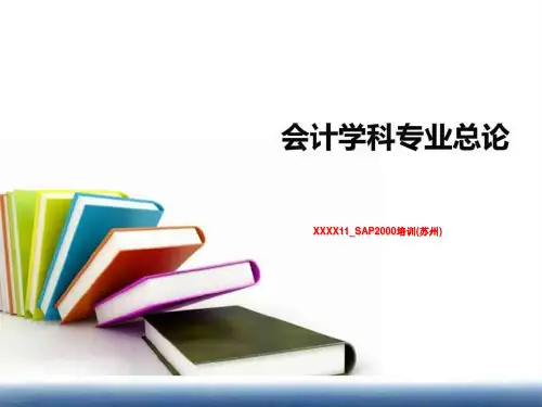 XXXX11_SAP2000培训(苏州)