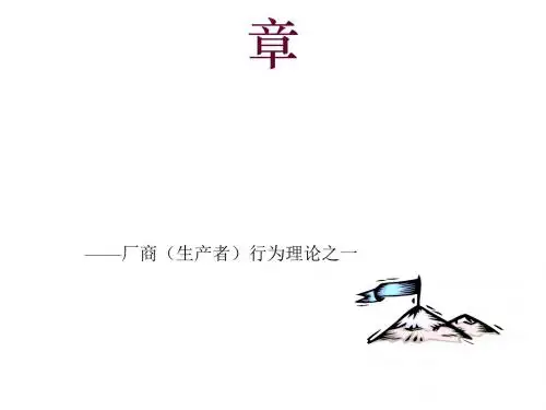 生产者行为理论(PPT 76张)