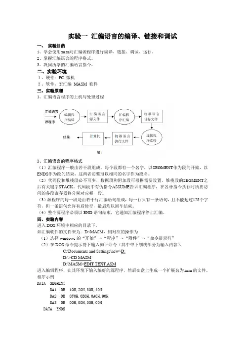 微机原理实验报告_2