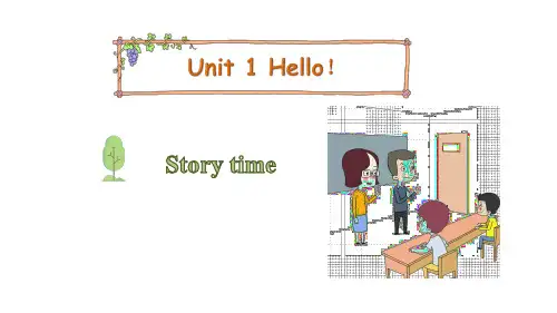 三年级上册英语课件-Unit 1 Help Part C Story time 人教PEP版(共8张PPT)