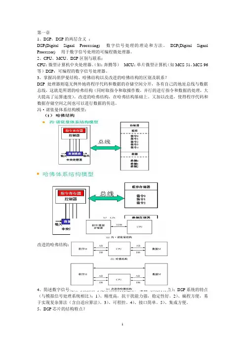 DSP复习资料