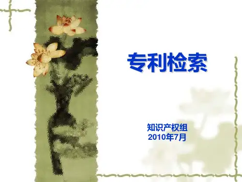 《专利检索》精品PPT课件