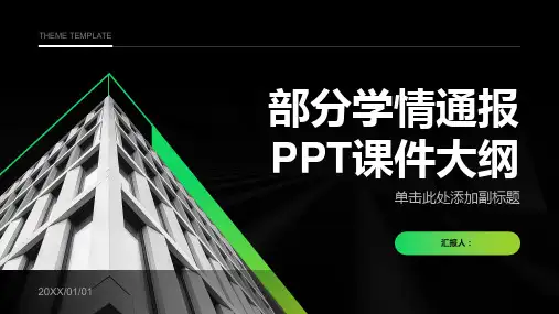 《部分学情通报》课件