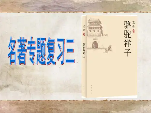 名著专题复习之《骆驼祥子》