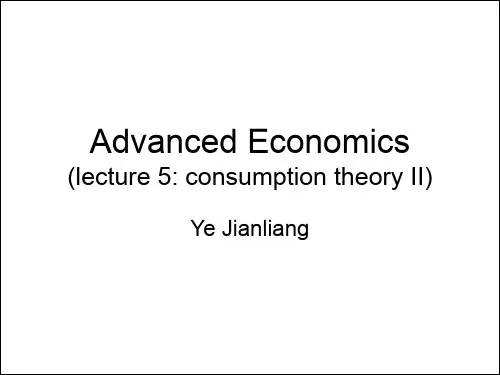 高级微观经济学讲义 (1)