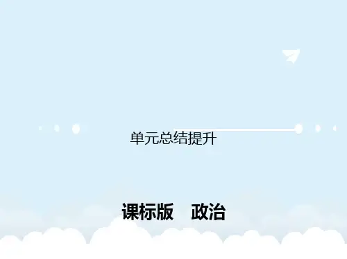 高考政治一轮复习 第四单元 发展中国特色社会主义文化单元总结提升课件(必修3)