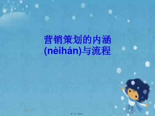 营销策划的内涵与流程