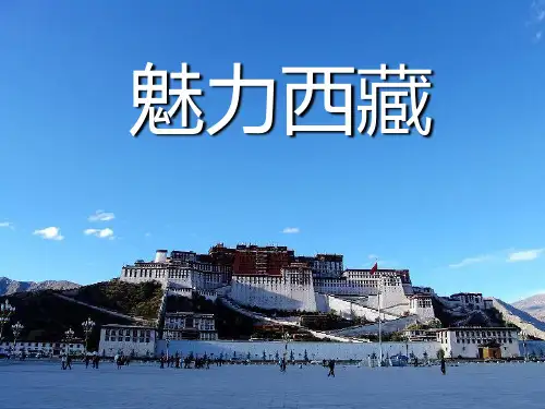 西藏风光特色介绍旅游ppt模板