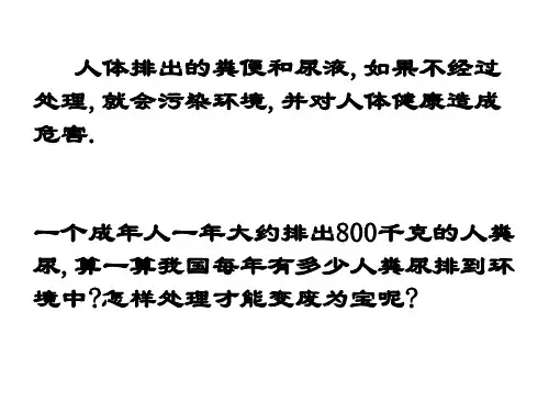 七年级生物人粪尿的处理(PPT)2-1