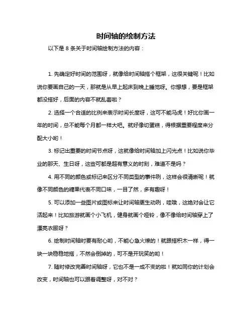 时间轴的绘制方法