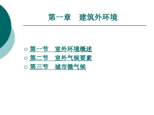 建筑 外环境