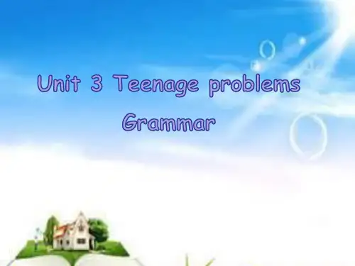 牛津译林版英语9A Unit3 grammar课件(共18张PPT)