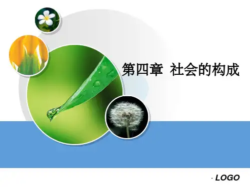 第四章社会的构成ppt课件