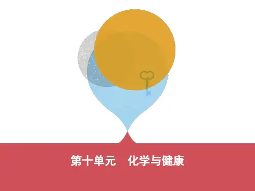 鲁教版化学九年级课件：第十单元 化学与健康