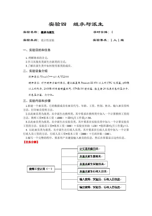 继承与派生
