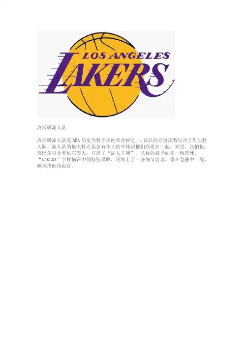 NBA30球队的队标寓意