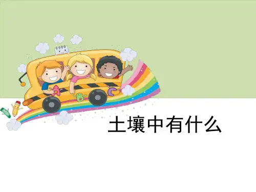 《土壤中有什么》地球表面及其变化精美版课件